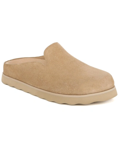 Shop Vince Carmel Leather Clog In Beige