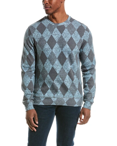 Shop Sol Angeles Argyle Pullover In Blue