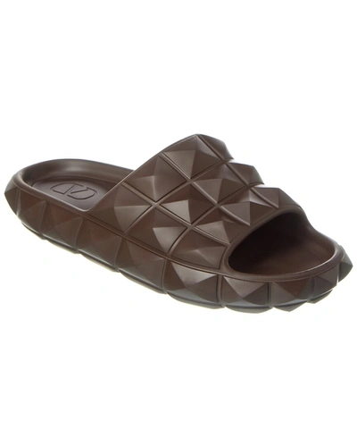 Shop Valentino Leather Sandal In Brown