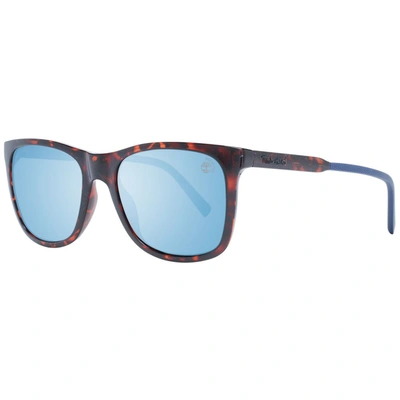 Shop Timberland Polarized Square Men's Men's Sunglasses In Brown