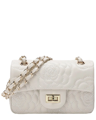 Shop Tiffany & Fred Paris Quilted Leather Crossbody In White