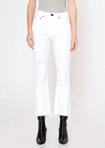 Shop Noend Farrah Kick Flare In White