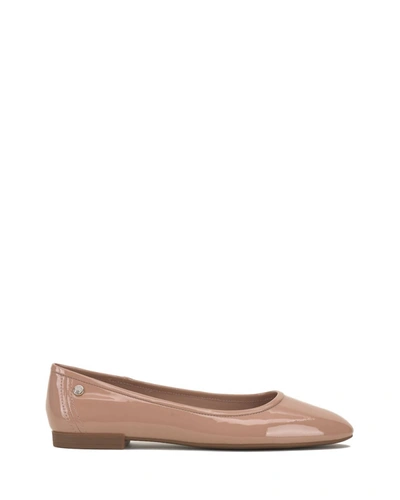 Shop Vince Camuto Minndy Ballet Flat In Dark Blush In Gold
