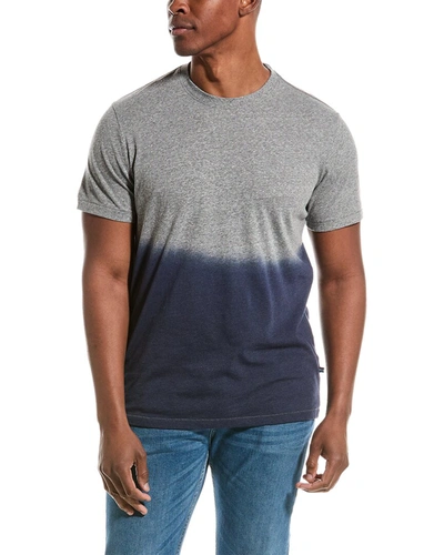 Shop Sol Angeles Dip Dye Crew T-shirt In Grey