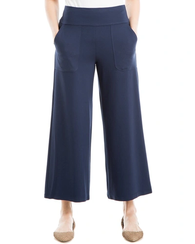 Shop Max Studio Cropped Pant In Blue