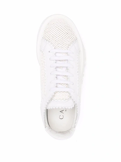 Shop Casadei Nexus Sneakers In White