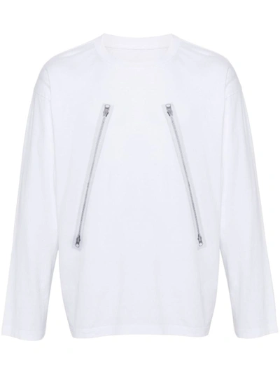 Shop Mm6 Maison Margiela Cotton Sleeveless Top In White