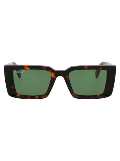 Shop Off-white Sunglasses In 6055 Havana