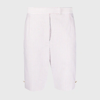 Shop Thom Browne Multicolor Cotton Short In Red