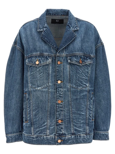 Shop 3x1 'dumbo' Jacket In Blue