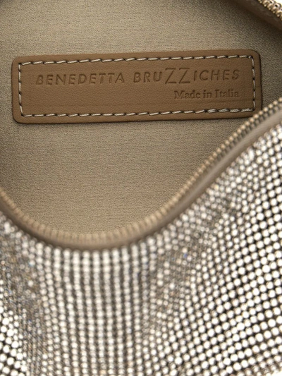 Shop Benedetta Bruzziches 'joy' Shoulder Bag In Silver