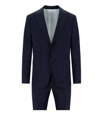 Shop Dsquared2 London Dark Blue Suit