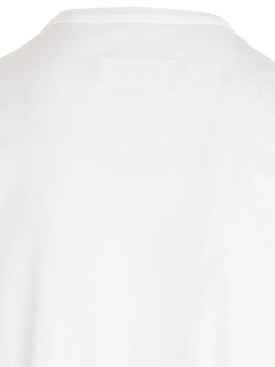 Shop Maison Margiela ' Paris' T-shirt In White