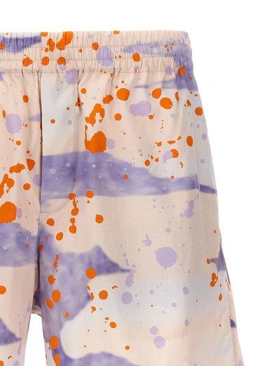 Shop Msgm All-over Print Shorts In Multicolor