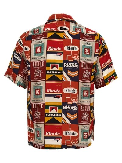 Shop Rhude 'cigaretta' Shirt In Multicolor