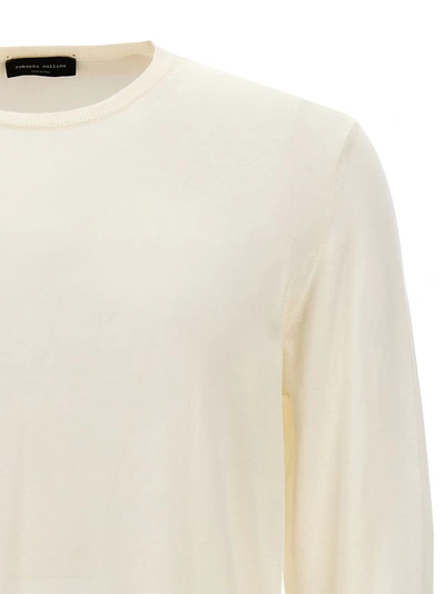 Shop Roberto Collina Cotton Sweater In White