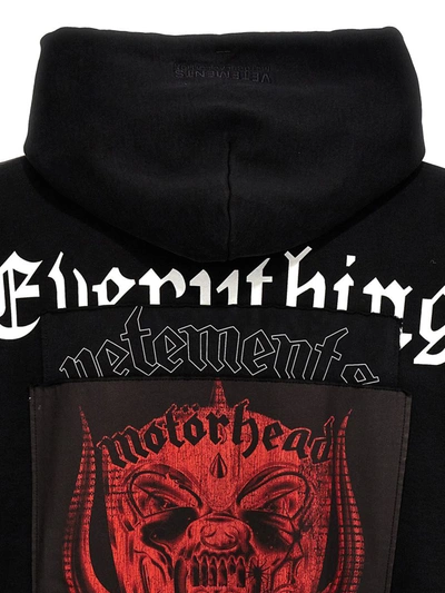 Shop Vetements 'motorhead' Hoodie In Black