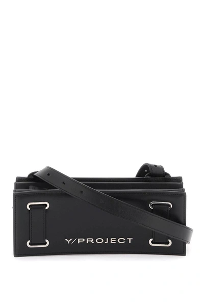 Shop Y/project Y Project Mini Accordion Crossbody Bag In Black