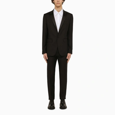 Shop Dsquared2 Black Single-breasted Wool Suit