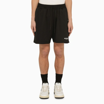Shop Represent Owners Club Bermuda Shorts Black