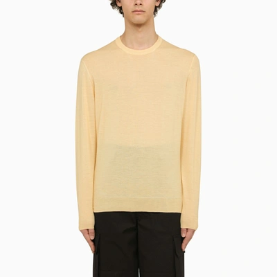 Shop Drumohr | Yellow Wool Crewneck Sweater