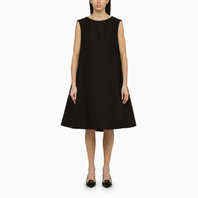 Shop Marni | Black Cotton Cocoon Dress