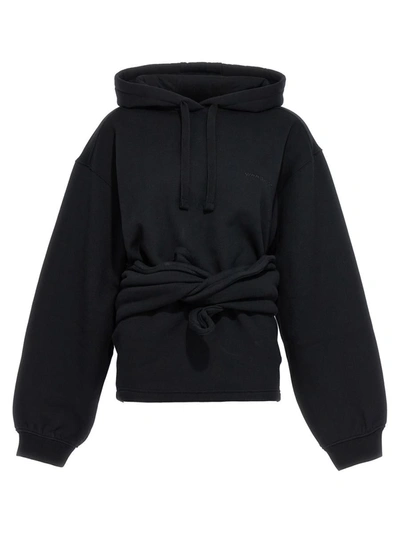 Shop Y/project 'wire Wrap' Hoodie In Black