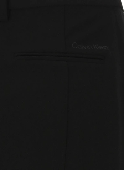 Shop Calvin Klein Trousers Black