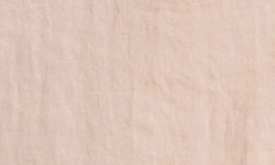 Midnight Bakery Fiji Ruffle Trim Satin Short Pajamas In Peach