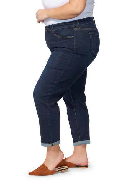 Slink Jeans Rolled Cuff Jeans In Amber