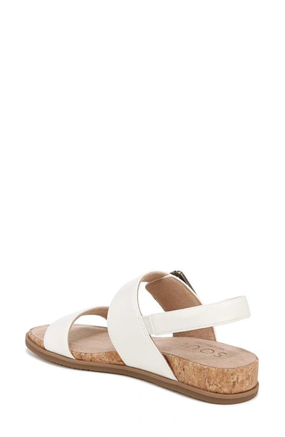Shop Soul Naturalizer Cindi Strappy Sandal In White Faux Leather