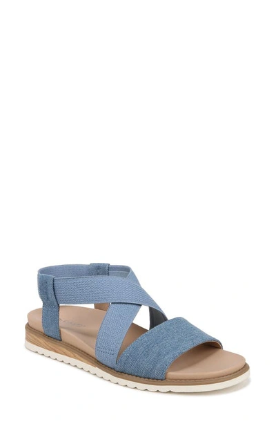 Shop Dr. Scholl's Islander Sandal In Blue Denim