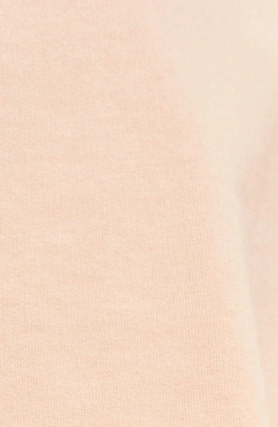 Missguided Frill Cuff Crop Sweatshirt In Blush