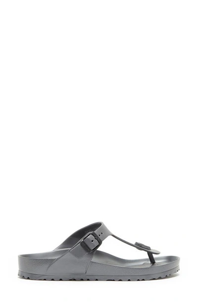 Birkenstock Gizeh Platform - Flip-flops With Platform In Metallic Anthracite