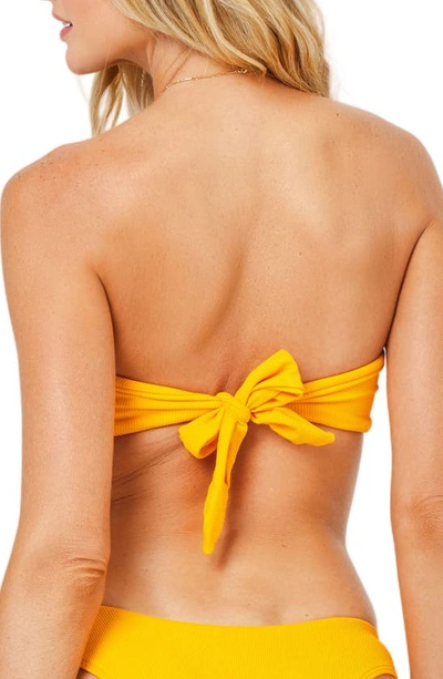 Shop L*space Jasper Bandeau Bikini Top In Mango