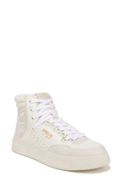 Shop Circus Ny By Sam Edelman Irving High Top Platform Sneaker In White/ Off White