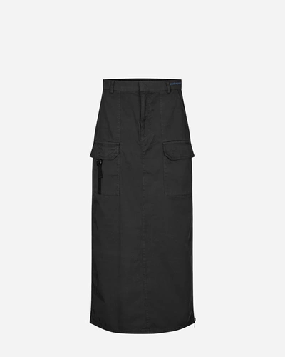 Shop Oval Square Arrow Maxi Skirt In Black