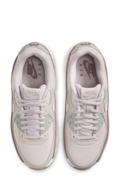 Shop Nike Air Max 90 Lv8 Platform Sneaker In Iron/ Platinum/ Violet