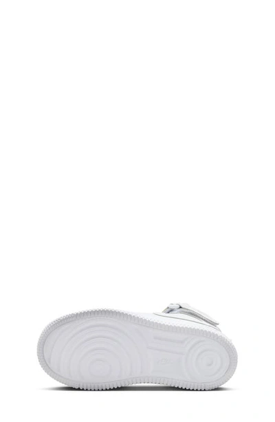 Nike Force 1 Mid Easyon Sneaker In White/ White/ White