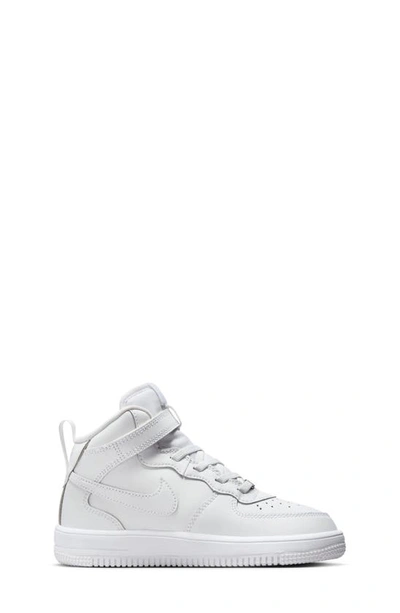 Nike Force 1 Mid Easyon Sneaker In White/ White/ White