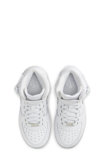 Shop Nike Air Force 1 Easyon Mid Top Sneaker In White/ White/ White
