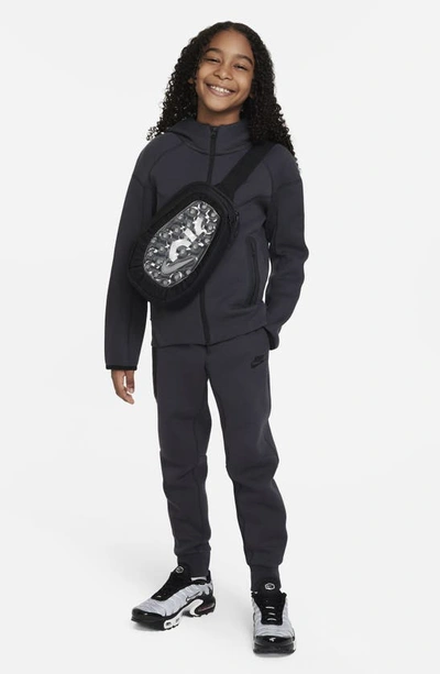 Shop Nike Kids' Tech Fleece Joggers In Anthracite/ Black/ Black