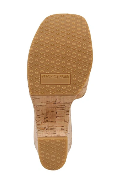 Shop Veronica Beard Paulita Platform Slide Sandal In Natural
