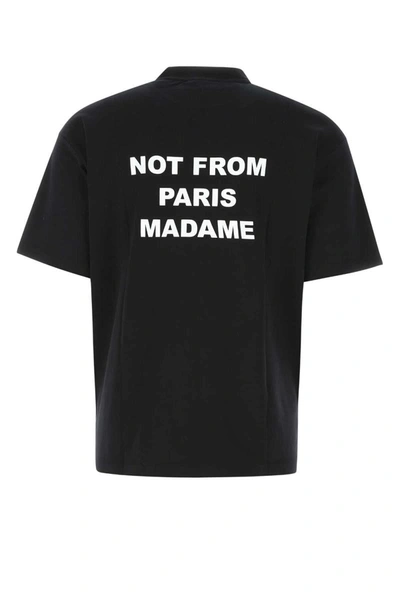 Shop Drôle De Monsieur Drole De Monsieur T-shirt In Black