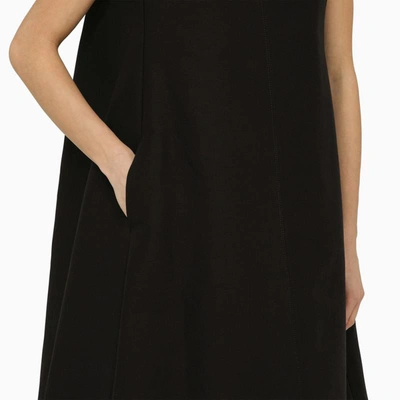 Shop Marni Cocoon Dress In Black