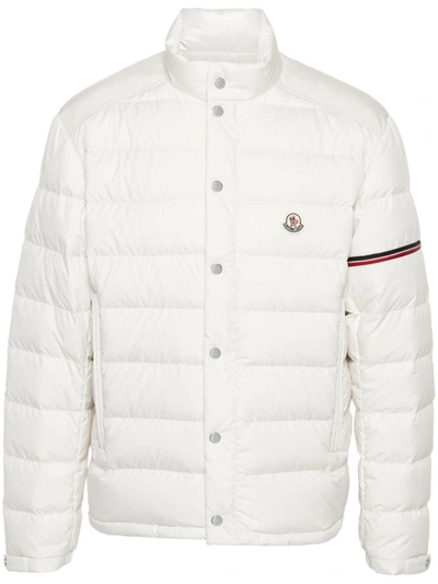 Shop Moncler Colomb Puffer Jacket In Natural