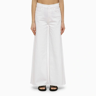 Shop Mother The Undercover Denim Trousers In White