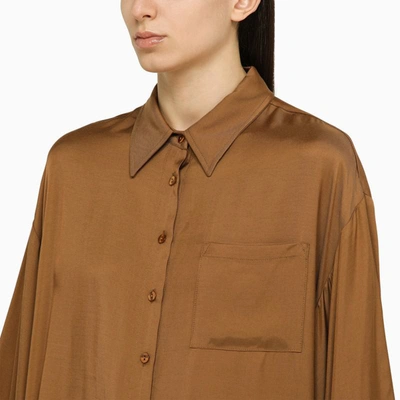 Shop Federica Tosi Shirt In Brown