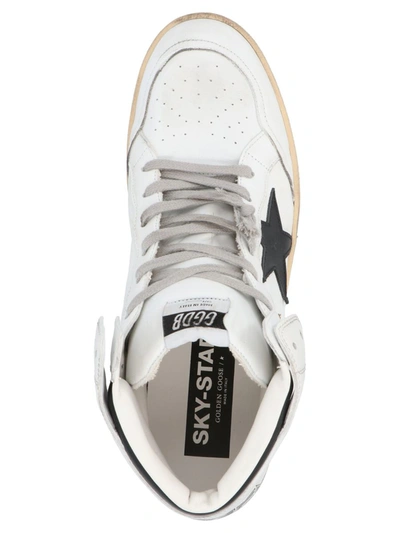 Shop Golden Goose 'sky Star' Sneakers In White