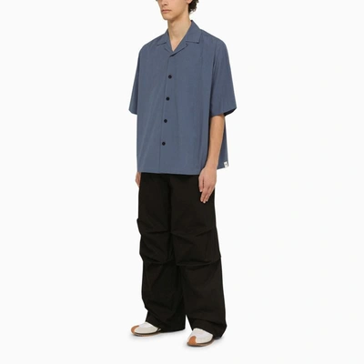 Shop Jil Sander Black Oversize Trousers In Beige